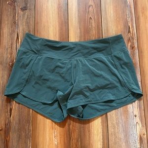 Olive green Lululemon shorts